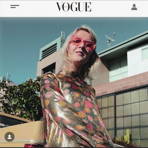 Zara Shiny Floral Print Gold Dress NWT - Picture 3 of 13